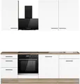 OPTIFIT Küchenzeile Fiona, Breite 230 cm, mit Hanseatic-E-Geräten in Premium oder Basic