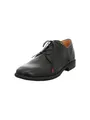 Think! Herren CIVITA chromfrei gegerbte nachhaltige Halbschuhe, SCHWARZ 0010