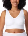 Schiesser Damen nahtloses Bustier mit herausnehmbaren Pads - Invisible Soft, Weiss_170364, 42