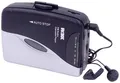 Roxx PCP 300 Tragbarer Kassettenspieler Mobiler Kassettenplayer Schwarz Silber