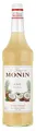 Monin Sirup Kokos (1 x 1,0l) - Tropisch und Exotisch - für Cocktails - Desserts - Alkoholfrei - Hochwertiger Geschmack