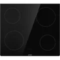 Gorenje BR6AG C1 ECD641BSC G200, Schwarz, Integriert, Keramik, 4 Zone(n), 4 Zone(n), Köcheln - Schwarz
