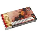PROF Matches Zündhölzer Streichhölzer 2 Reibeflächen Schachtel 70 Stück 10cm