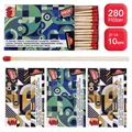 4 x 70er Schachtel XL Streichholz (280 Stück) 10cm lang Zündhölzer Streichhölzer