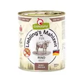 GranataPet Liebling's Mahlzeit Rind PUR, Nassfutter für Hunde, Hundefutter ohne Getreide & Zuckerzusätze, Alleinfuttermittel mit hohem Fleischanteil & hochwertigen Ölen, 6 x 800 g
