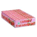 Fruittella aardbei, zachte snoepjes - grootverpakking met 20 rollen: natuurlijke smaken en kleurstoffen, snoepjes met fruitsap