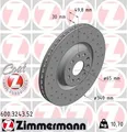 ZIMMERMANN 600.3243.52 Brake Disc for AUDI,CUPRA,SEAT,SKODA,VW