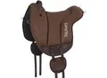 Equinate Reitpad Hamilton aus synthetischem Wildleder braun S