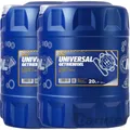 2x20 LITER SAE 80W-90 MANNOL UNIVERSAL GETRIEBEÖL SCHALTGETRIEBE/ GL4