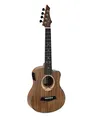 DIMAVERY UK-200 Tenor-Ukulele, Koa mit Cutaway und Tonabnehmer