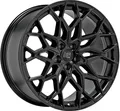 4x Alufelgen MSW 51 GLOSS BLACK 11x22 ET44 LK5 120 22 Zoll Felgen Alu