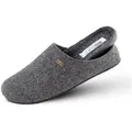 Biosoft Comfort & Easy Walk Biosoft Filz Hausschuhe Herren Größe 42 - 46 Mister Cosy, Hausschuhe Hausschuh grau 46 EU