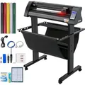 Vinyl Schneideplotter Max. Papiereinzug 720 Mm, Folienplotter Schneidkraft 500 G, Plotterschneider Mit Optisches Auge, Signmaster-software, Schrittmotor, Plotter Halbautomatisch Mit Ständer - Vevor