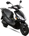 GT UNION E-Mofaroller eGT3 25 Kmh, 25 km/h, bis zu 60 km Reichweite, schwarz