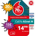Vodafone Prepaid CallYa M|70 GB|15 EUR Startguthaben|ohne Vertrag|5G-Netz