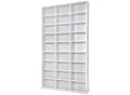 tectake® CD DVD Regal, in Holzoptik, höhenverstellbare und herausnehmbare Zwischenböden, 180 x 102 x 23,5 cm