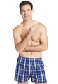Jockey Herren Everyday Striped Boxer Woven - 2 Pack, Navy Check, L