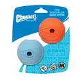 Chuckit The Whistler M 6 cm - 2er Pack - Hundespielzeug Bälle Ball