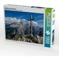 Gipfelkreuz vor Watzmann (Puzzle)