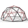 VESKA Klettergerüst Dome Climber Kinder Kletterkuppel Geodome Metall grau|rot Ø 360 cm