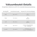 Amazon Basics Vakuum-Kompressionsbeutel X-Jumbo 4er Pack mit Handpumpe