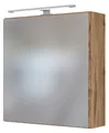 Held Möbel Spiegelschrank Davos 60 cm Wotaneiche