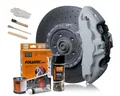 Foliatec Bremssattel Lack Set, Hitzebeständig, Komplettsatz für 4 Bremssättel, circuit grey, 7-teiliges Set