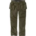 Carhartt Steel Multi-Pocket, Workwear Hose - Oliv - W38/L30