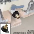 S60 x 6 IBC Adapter auf MS-Tülle 1 1/4 Zoll 32 mm Container Tank Zubehör"