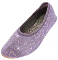 Beck Mädchen Deluxe Hausschuh, Violett, 25 EU