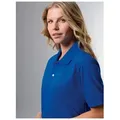 Trigema Poloshirt TRIGEMA Poloshirt DELUXE Piqué (1-tlg) blau S (36)