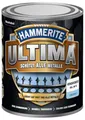Hammerite Ultima Glänzend, Metallschutzlack, Hochwertiger Schutzlack für alle Metalle im Außenbereich, Verkehrsweiß RAL9016, 750 ml