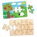 Puzzles aus Holz (pro Set 8) Basteln mit Holz