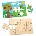 Baker Ross Puzzles aus Holz (8 Stück) – Blanko-Puzzleteile für Kinder zum Verzieren