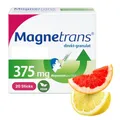 Magnetrans direkt-granulat 375 mg - Magnesiumgranulat zur Einnahme ohne Flüssigkeit - Magnesium für eine normale Muskel- und Nervenfunktion - 1 x 20 Sticks
