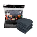 Chemical Guys Happy Ending Microfiber Towel 40x40cm Black  3 Stück