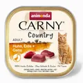 4017721838467 ANIMONDA Carny Country Huhn, Ente + Gans – Nassfutter für Katzen –