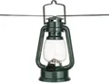 KONSTSMIDE LED-Lichterkette, grün, Dioden 8 Stk., Kabellänge 10m x Gesamtlänge 17m, Lichterketten, 8 grüne Sturmlaternen, 8 warm weiße Dioden, LED-Lichterkette
