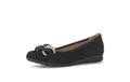 Gabor Comfort Ballerina - Schwarz Leder