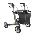 Rehasense Server Aluminium Leichtgewichtrollator champagner M - 55 cm TPE-Bereifung