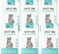OptiPet Zeckenschutzmittel Spot on Katze Floh- Zecken Abwehr Insektenbekämpfung, 6-St., wirkt abweisend bis zu 24 Wochen gegen Parasiten