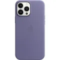 Original Apple Leather Leder Case Cover Hülle iPhone 13 Pro Max Wisteria MagSafe