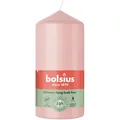 Bolsius: Stumpenkerze 120/58mm - Nebliges Rosa (6 Stück)
