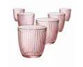 Bormioli Rocco Glas 6er Set - Wasserglas Line Acqua 290 ml (Farbe: Rosa)