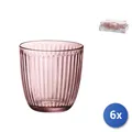 6X Bormioli Rocco Rosa Gläserlinie, 29Cl, Glas