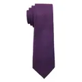 HerrenKrawatte von Hand gefertigt & sorgfältig verarbeitet 6 cm breit Aubergine