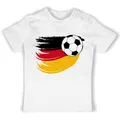 Shirtracer T-Shirt Deutschland Fußball 2026 Fussball WM Fanartikel Baby weiß 18/24 Monate