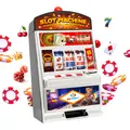 Slot Machine XL, Einarmiger Bandit im Spielautomat Design mit Licht und Sound, Geldspielautomat mit Lichtern, Münzautomat für Kinder und Erwachsene, Casino Automat für echtes Geld