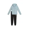 PUMA Damen Trainingsanzug mit Kapuze S, Seafoam Blue