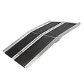 Wiltec Rollstuhlrampe 2x faltbar 303cm 270kg rutschfest Rollirampe Alu Rollstuhl